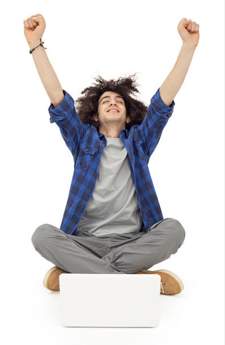 https://www.istockphoto.com/photo/successful-man-with-a-laptop-computer-and-arms-up-gm520736496-91076305